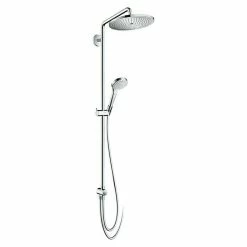 Bestpreis 😉 BAUHAUS Hansgrohe Duschsystem Croma Select S Showerpipe 280 Lochabstand: 104,8 Cm, Anzahl Strahlarten: 3 Stk., Chrom ✨