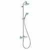 Neu 🔥 BAUHAUS Hansgrohe Duschsystem Croma Showerpipe 160 Mit Thermostatarmatur, Lochabstand: 93,2 Cm, Anzahl Strahlarten: 4 Stk., Chrom, Höhe: 110,1 Cm 🛒