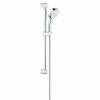 Brandneu 🎁 BAUHAUS Grohe Brausegarnitur Tempesta Cosmopolitan 100 Lochabstand: 62 Cm, Art Strahl: Rain, Rain O², Massagestrahl, Chrom 🛒