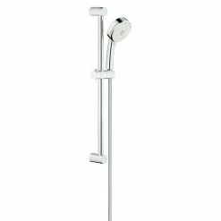 Brandneu 🎁 BAUHAUS Grohe Brausegarnitur Tempesta Cosmopolitan 100 Lochabstand: 62 Cm, Art Strahl: Rain, Rain O², Massagestrahl, Chrom 🛒