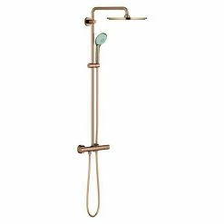 Aktion 😀 BAUHAUS Grohe Euphoria Duschsystem 310 Mit Thermostatarmatur, Lochabstand: 101,6 Cm, Anzahl Strahlarten: 1 Stk., Warm Sunset, Oberflächenbehandlung: Poliert 💯