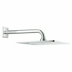 Am billigsten ⭐ BAUHAUS Grohe Kopfbrausen-Set Rainshower F-Series 10 25,4 X 25,4 Cm, 9,5 L/min Bei 3 Bar, Wandmontage, Chrom 😀