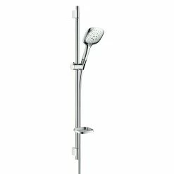 Brandneu 😍 BAUHAUS Hansgrohe Brausegarnitur Raindance Select E 150 Lochabstand: 91,5 Cm, Art Strahl: RainAir, CaresseAir, Mix, Chrom ⌛