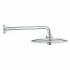 Am billigsten 🔥 BAUHAUS Grohe Euphoria Kopfbrausen-Set Durchmesser: 26 Cm, 17 L/min Bei 3 Bar, Wandmontage, Chrom 🤩