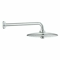 Am billigsten 🔥 BAUHAUS Grohe Euphoria Kopfbrausen-Set Durchmesser: 26 Cm, 17 L/min Bei 3 Bar, Wandmontage, Chrom 🤩