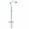 Coupon 🔔 BAUHAUS Grohe Duschsystem Rainshower 400 Mit Thermostatarmatur, Lochabstand: 101,3 Cm, Anzahl Strahlarten: 1 Stk., Chrom ✔️