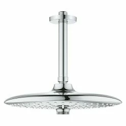 Aktion 🌟 BAUHAUS Grohe Euphoria Kopfbrausen-Set Durchmesser: 26 Cm, 17 L/min Bei 3 Bar, Deckenmontage, Chrom ✔️