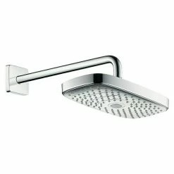 Bestes Angebot 👏 BAUHAUS Hansgrohe Kopfbrausen-Set Raindance Select E 300 16 X 30 Cm, 15 L/min Bei 3 Bar, Wandmontage, Chrom 😉