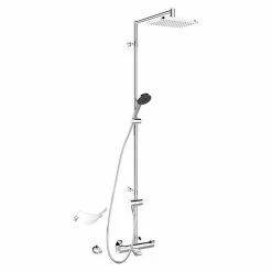 Neu 🛒 BAUHAUS Hansa Fit Überkopfbrausen-Set Anzahl Funktionen: 3, Chrom, Glänzend 🧨