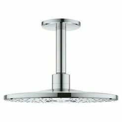 Neu 🎁 BAUHAUS Grohe Kopfbrausen-Set Rainshower SmartActive 310 Durchmesser: 31 Cm, 25 L/min Bei 3 Bar, Deckenmontage, Chrom 🔥