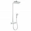 Beste Bewertungen von 👏 BAUHAUS Hansgrohe Duschsystem Raindance E Showerpipe 360 Mit Thermostatarmatur, Anzahl Strahlarten: 3 Stk., Chrom, Höhe: 106,6 Cm ⌛
