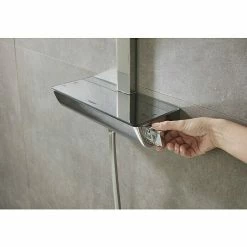 Beste Bewertungen von 👏 BAUHAUS Hansgrohe Duschsystem Raindance E Showerpipe 360 Mit Thermostatarmatur, Anzahl Strahlarten: 3 Stk., Chrom, Höhe: 106,6 Cm ⌛ -Duschsysteme Verkäufe 12 946
