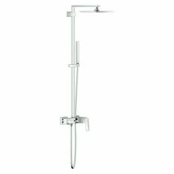Auslauf 🥰 BAUHAUS Grohe Euphoria Cube Duschsystem XXL 230 Mit Einhebelmischer, Lochabstand: 101,1 Cm, Anzahl Strahlarten: 1 Stk., Chrom 👍