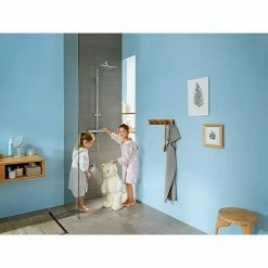 Aktion 🌟 BAUHAUS Hansgrohe Croma E Duschsystem Showerpipe 280 1jet Varia Mit Thermostatarmatur, Lochabstand: 80 Cm - 90 Cm, Anzahl Strahlarten: 4 Stk., Chrom ✨ -Duschsysteme Verkäufe 12 962