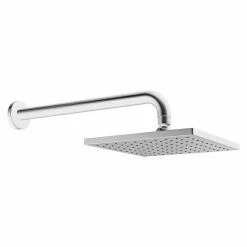 Besorgen 🛒 BAUHAUS Hansa Viva Kopfbrause 20 X 20 Cm, 12 L/min Bei 3 Bar, Wandmontage, Kugelgelenk (rund), Chrom 😉