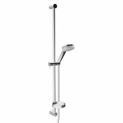 Billig 👍 BAUHAUS Hansa Viva Brausegarnitur Lochabstand: 91,5 Cm, Art Strahl: Rain, Chrom 🥰